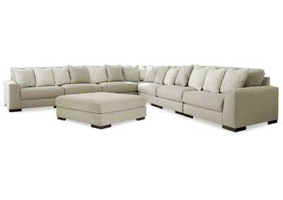 Lyndeboro 7-Piece Sectional with Ottoman,Ashley