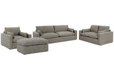 Image for Dramatic Sofa, Loveseat, Oversized Chair and Ottoman