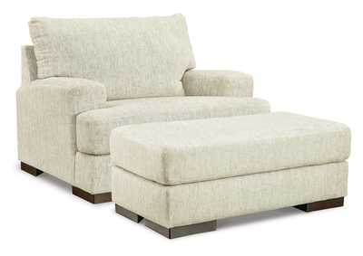 Image for Caretti Oversized Chair and Ottoman