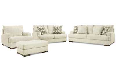 Image for Caretti Sofa, Loveseat, Oversized Chair and Ottoman