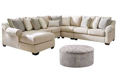 Carnaby 5-Piece Sectional with Ottoman,Ashley