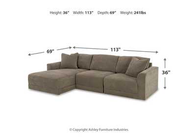 Raeanna 3-Piece Sectional Sofa with Chaise,Benchcraft