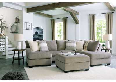 Creswell 2-Piece Sectional with Ottoman,Signature Design By Ashley