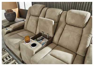 Next-Gen DuraPella Power Reclining Loveseat with Console,Signature Design By Ashley