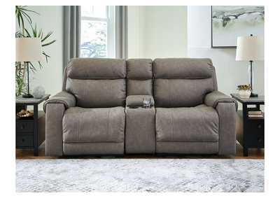 Starbot 3-Piece Power Reclining Sectional Loveseat with Console,Signature Design By Ashley