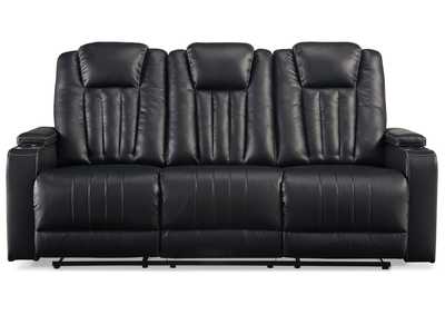 Center Point Reclining Sofa with Drop Down Table,Signature Design By Ashley