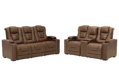 Owner's Box Power Reclining Sofa and Loveseat,Signature Design By Ashley