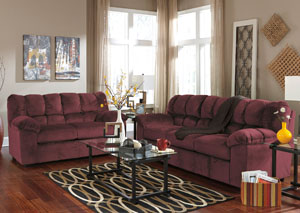 Image for Julson Burgundy Sofa & Loveseat