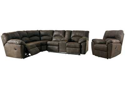 Tambo 2-Piece Sectional with Recliner,Signature Design By Ashley