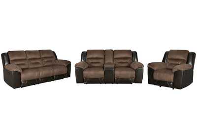 Image for Earhart Reclining Sofa, Loveseat and Recliner