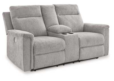 Image for Barnsana Power Reclining Loveseat with Console