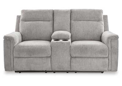 Image for Barnsana Power Reclining Loveseat with Console