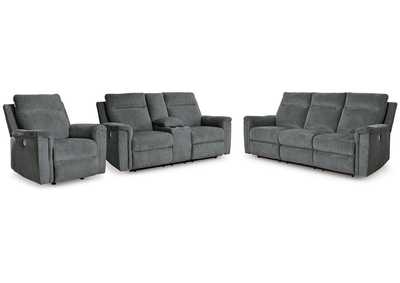 Barnsana Power Sofa, Loveseat and Recliner,Signature Design By Ashley