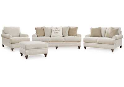 Valerani Sofa, Loveseat, Chair and Ottoman