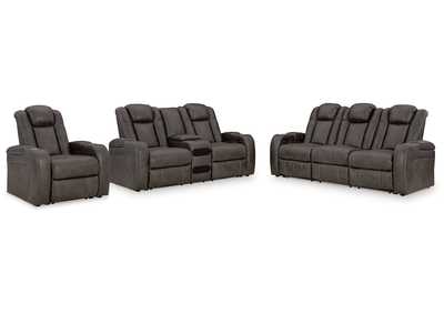 Fyne-Dyme Power Sofa, Loveseat and Recliner,Signature Design By Ashley