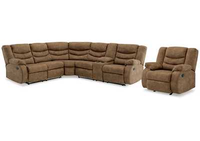 Partymate 2-Piece Sectional with Recliner