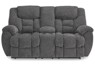 Image for Foreside Reclining Loveseat with Console