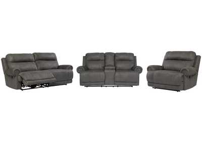 Austere Sofa, Loveseat and Recliner,Signature Design By Ashley