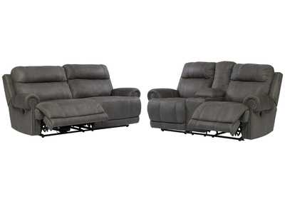Austere Reclining Sofa and Loveseat,Signature Design By Ashley