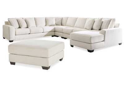 Lerenza 5-Piece Sectional with Ottoman