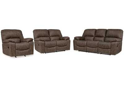 Kilmartin Reclining Sofa, Loveseat and Recliner