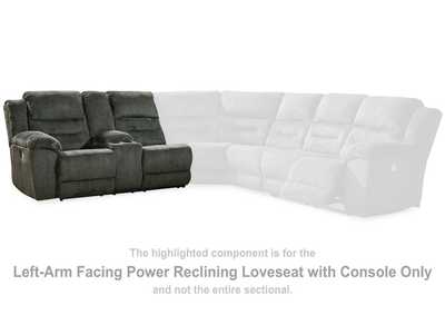 Nettington Left-Arm Facing Power Reclining Loveseat with Console