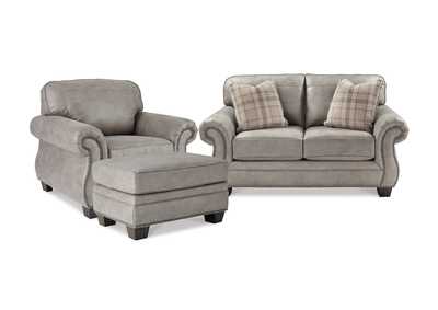 Image for Olsberg Loveseat, Chair, and Ottoman