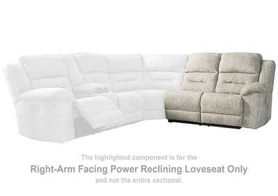 Family Den Right-Arm Facing Power Reclining Loveseat