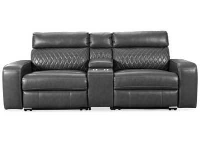 Samperstone 3-Piece Power Reclining Sectional Loveseat,Signature Design By Ashley