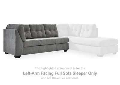 Marleton Left-Arm Facing Full Sofa Sleeper