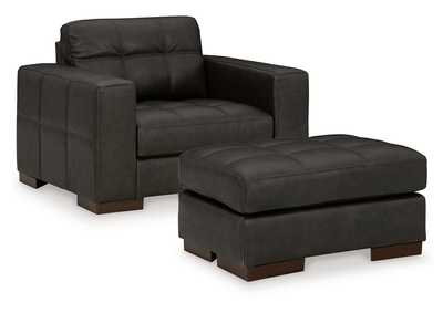 Image for Luigi Oversized Chair and Ottoman