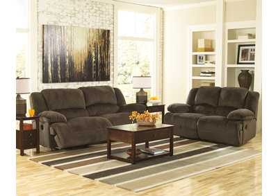 Image for Toletta Chocolate Reclining Power Sofa & Loveseat