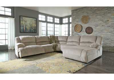 Image for Toletta Granite Zero Wall Reclining Console Sectional w/ Right Facing Chaise