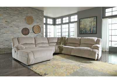 Image for Toletta Granite Zero Wall Reclining Console Sectional w/ Left Facing Chaise