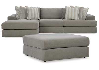 Avaliyah 3-Piece Sectional with Ottoman