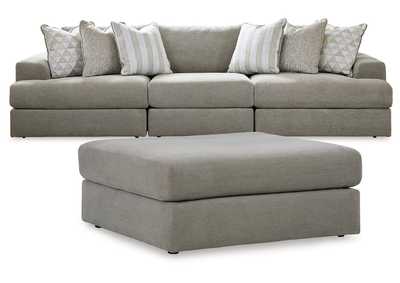 Avaliyah 3-Piece Sectional with Ottoman