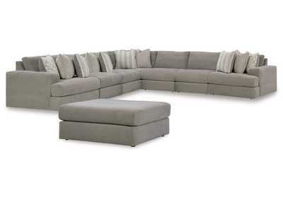 Avaliyah 7-Piece Sectional with Ottoman