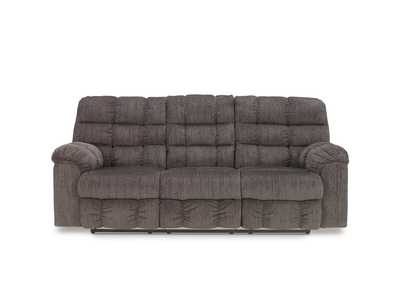 Image for Acieona Slate Reclining Sofa w/ Drop Down Table