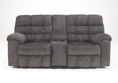 Image for Acieona Slate Double Reclining Loveseat w/ Console