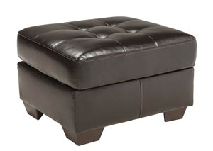 Image for Coppell DuraBlend Chocolate Ottoman