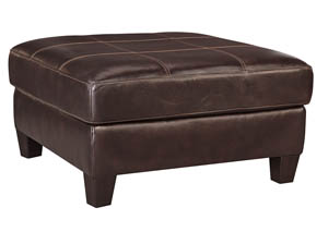 Image for O'Kean Mahogany Oversized Accent Ottoman