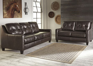 Image for O'Kean Mahogany Sofa and Loveseat