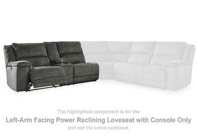 Image for Keensburg Left-Arm Facing Power Reclining Loveseat with Console