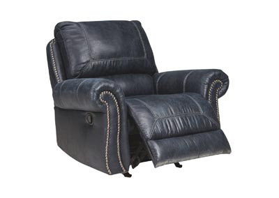 Image for Milhaven Navy Rocker Recliner