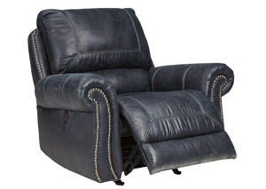 Image for Milhaven Navy Power Rocker Recliner