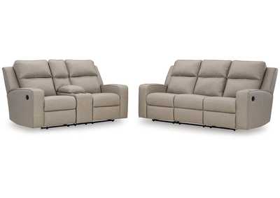 Lavenhorne Manual Reclining Sofa and Loveseat