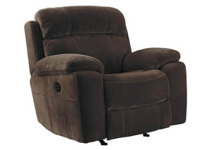 Image for Uhland Chocolate Power Recliner w/Adjustable Headrest