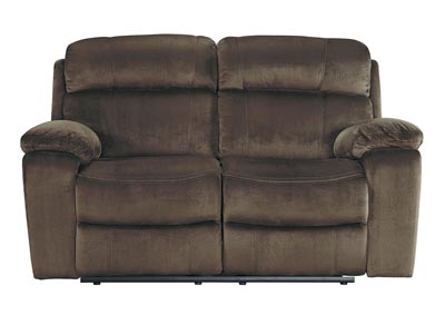 Image for Uhland Chocolate Power Reclining Loveseat w/Adjustable Headrest