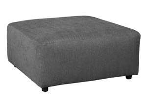 Image for Jayceon Steel Oversized Accent Ottoman