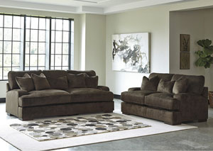 Image for Bisenti Chocolate Sofa and Loveseat